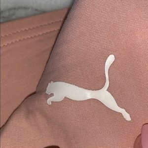 Peach puma hoodie
